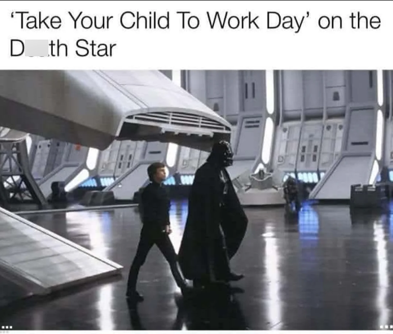 'Take Your Child To Work Day' on the Dth Star