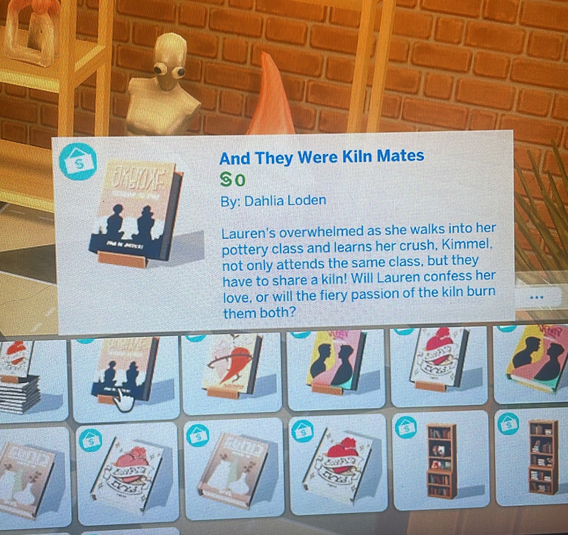 ONIDE And They Were Kiln Mates So By: Dahlia Loden Lauren's overwhelmed as she walks into her pottery class and learns her crush, Kimmel, not only attends the same class, but they have to share a kiln! Will Lauren confess her love, or will the fiery passion of the kiln burn them both?