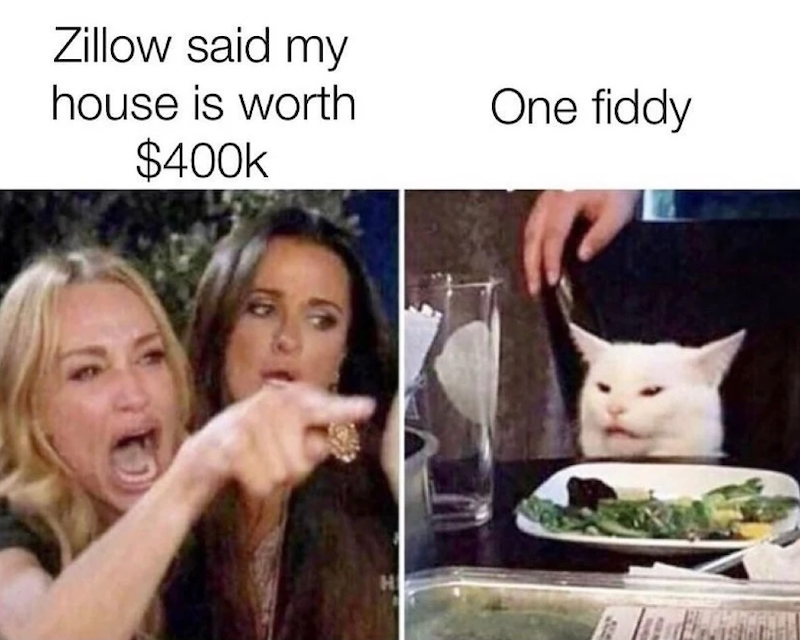 Zillow said my house is worth $400k One fiddy