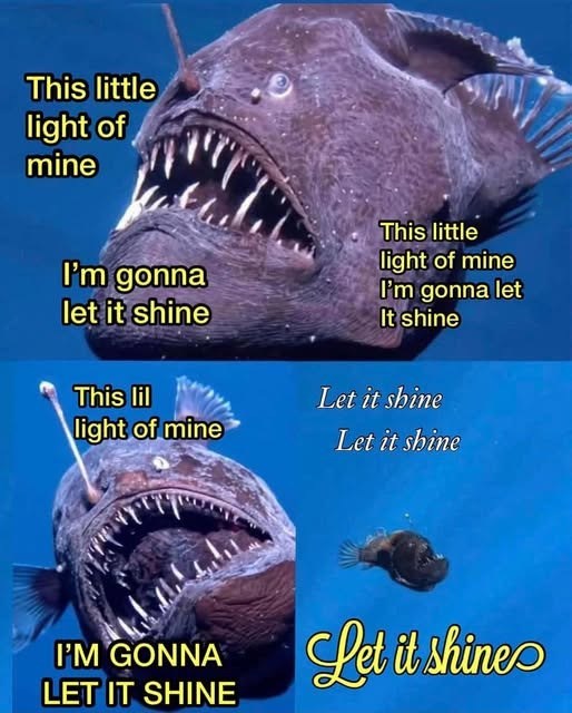 This little light of mine I'm gonna let it shine This little light of mine I'm gonna let It shine This lil Let it shine light of mine Let it shine I'M GONNA LET IT SHINE Let it shine
