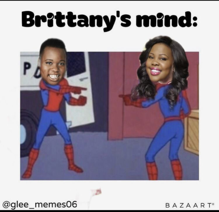 Brittany's mind: P @glee_memes06 BAZAART®