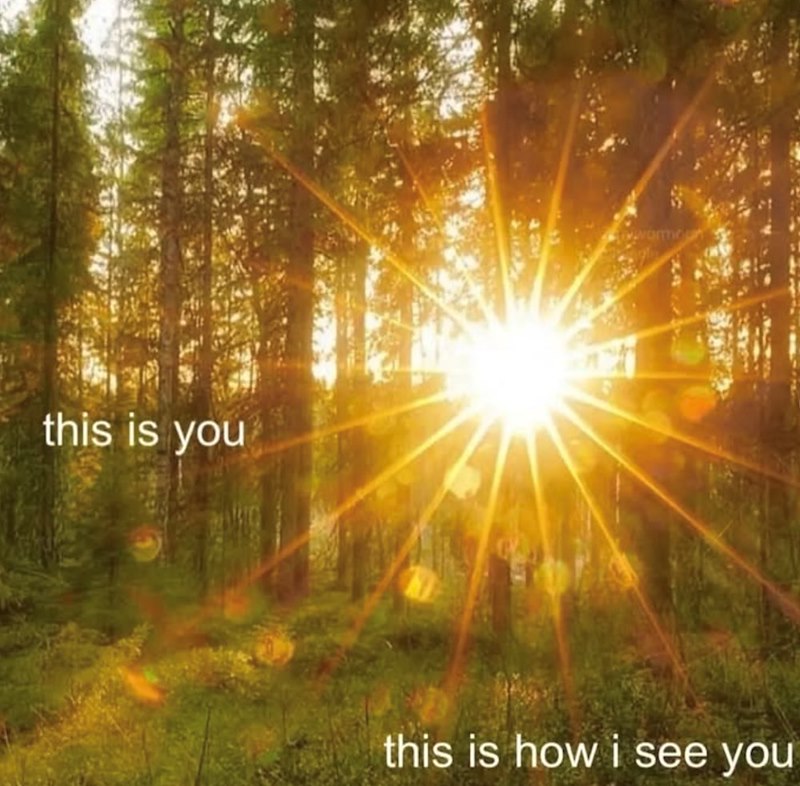 this is you this is how i see you