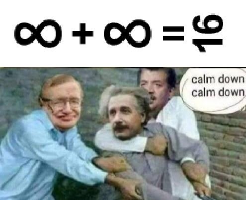 8+8=1 calm down calm down
