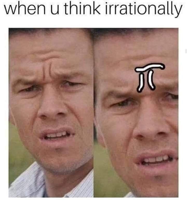 when u think irrationally 元
