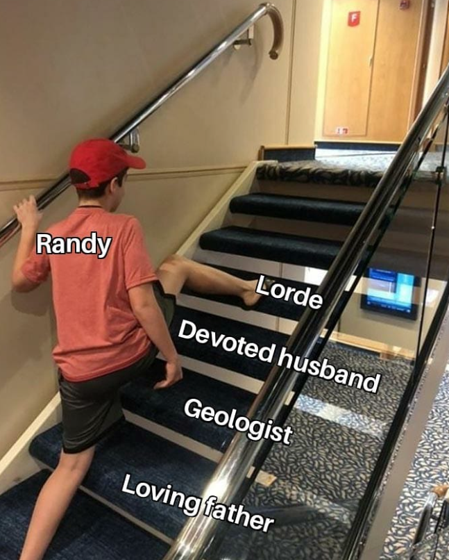 Randy Lorde Devoted husband Geologist Loving father