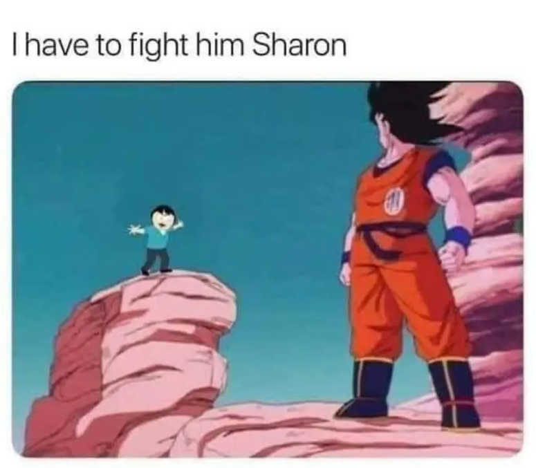 I have to fight him Sharon