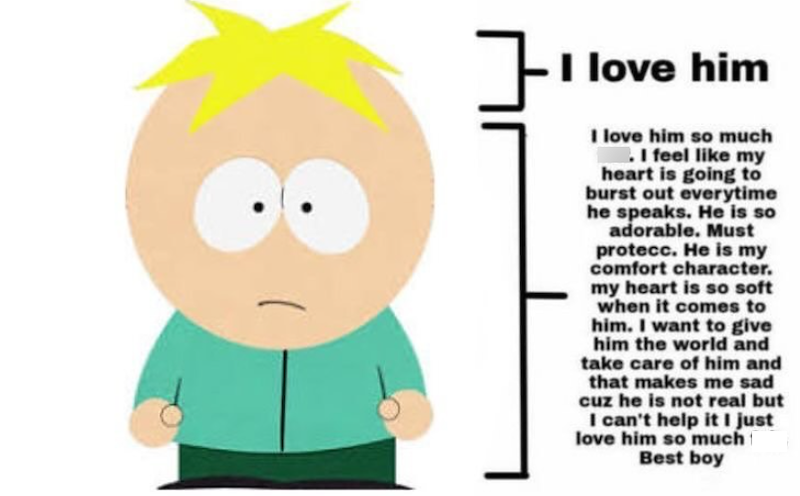 } I love him I love him so much I feel like my heart is going to burst out everytime he speaks. He is so adorable. Must protecc. He is my comfort character. my heart is so soft when it comes to him. I want to give him the world and take care of him and that makes me sad cuz he is not real but I can't help it I just love him so much Best boy