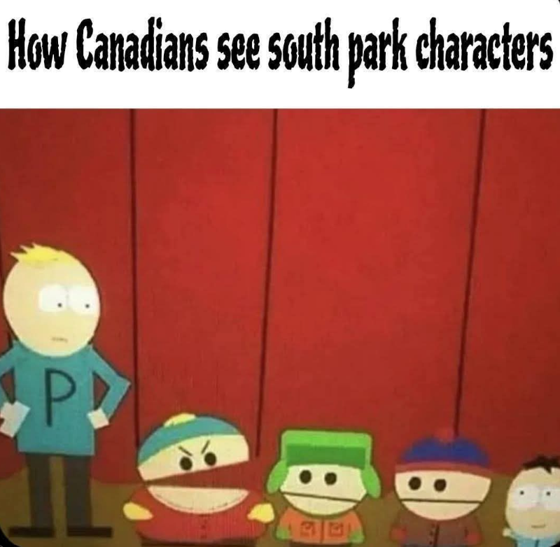 How Canadians see south park characters P P