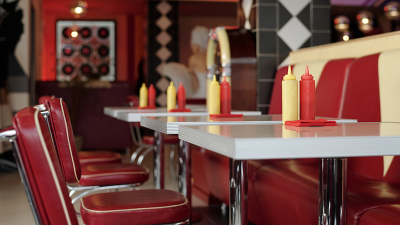 Classic breakfast diner