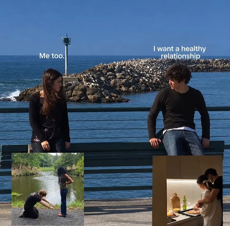 Me too. I want a healthy relationship