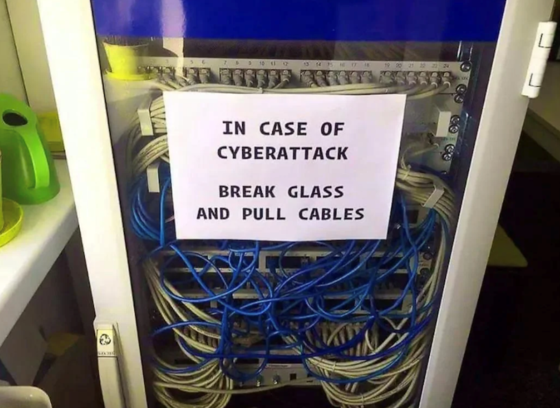 @ LAM 710 15 12 13 14 15 16 17 18 19 20 21 22 23 24 IN CASE OF CYBERATTACK BREAK GLASS AND PULL CABLES