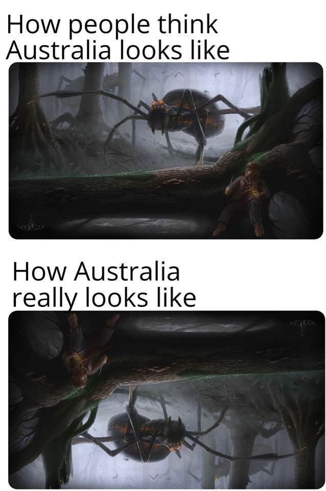 How people think Australia looks like How Australia really looks like