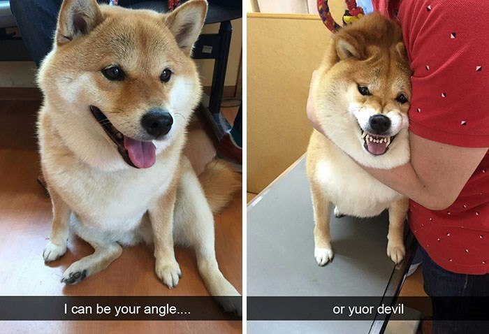 I can be your angle.... or yuor devil
