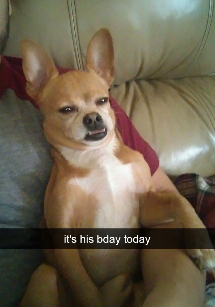 it's his bday today
