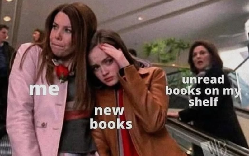me new books unread books on my shelf
