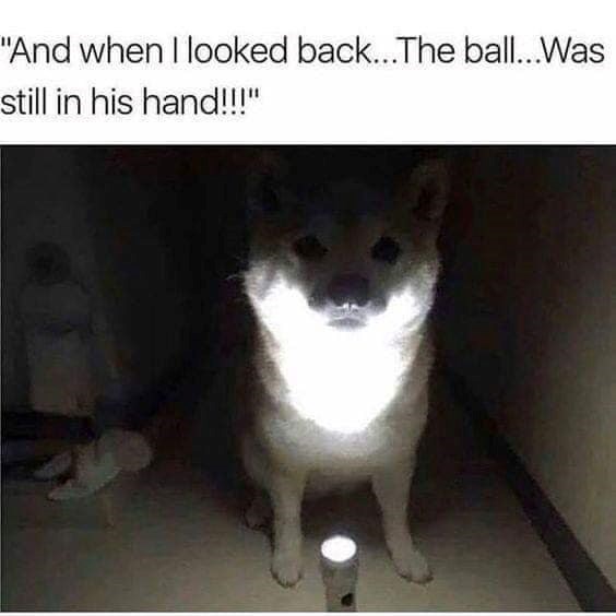 "And when I looked back...The ball...Was still in his hand!!!"