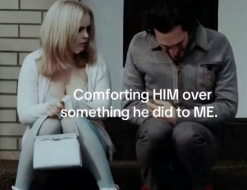 Comforting HIM over something he did to ME.