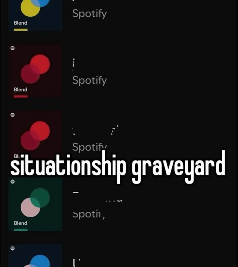 Blend Spotify Blend Spotify Spotify situationship graveyard Spoti, Blend