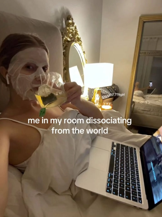 @7.77itgirl me in my room dissociating from the world VA •