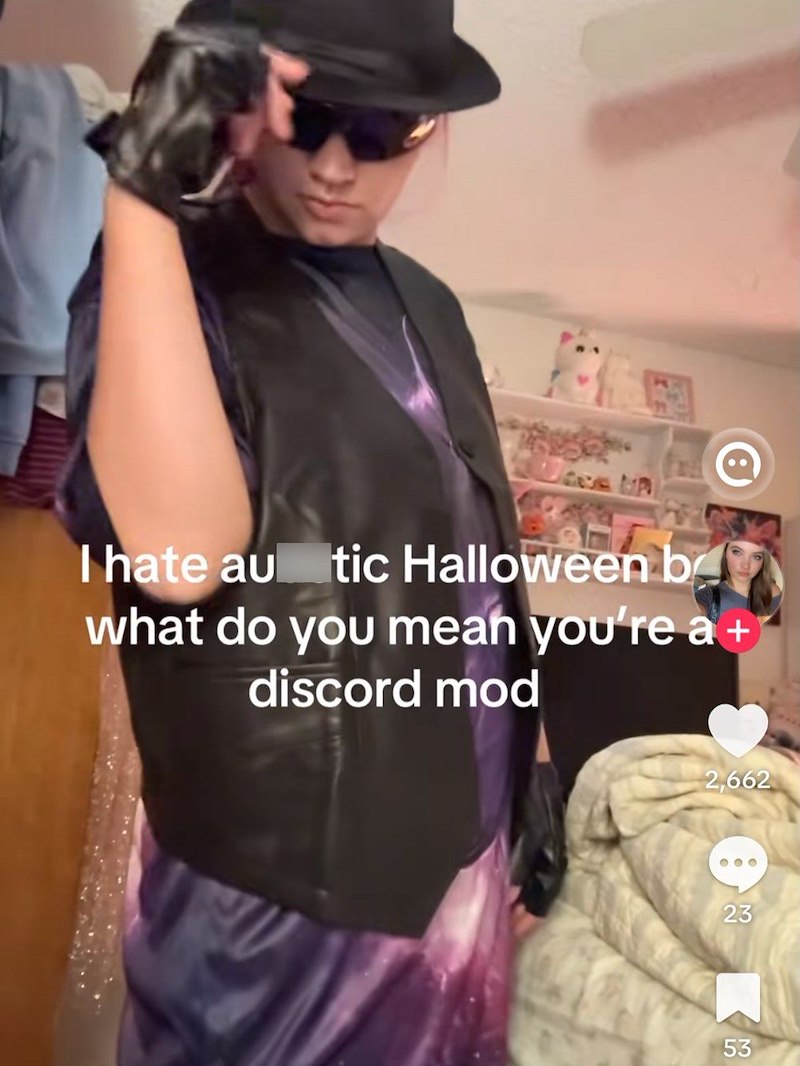 I hate au tic Halloween b what do you mean you're a + discord mod 2,662 23 53
