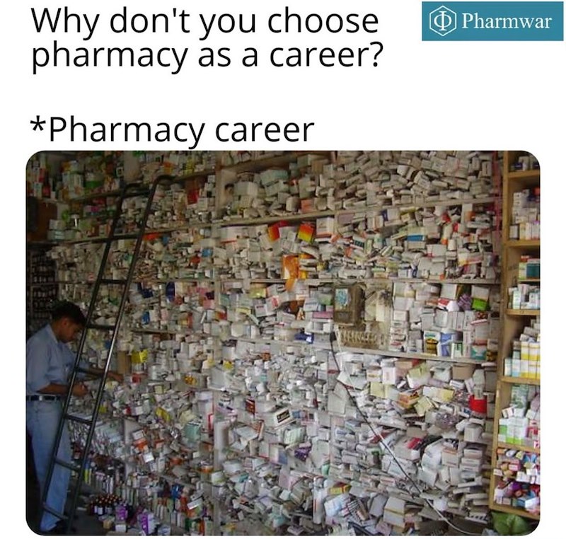 Why don't you choose pharmacy as a career? *Pharmacy career Φ Pharmwar