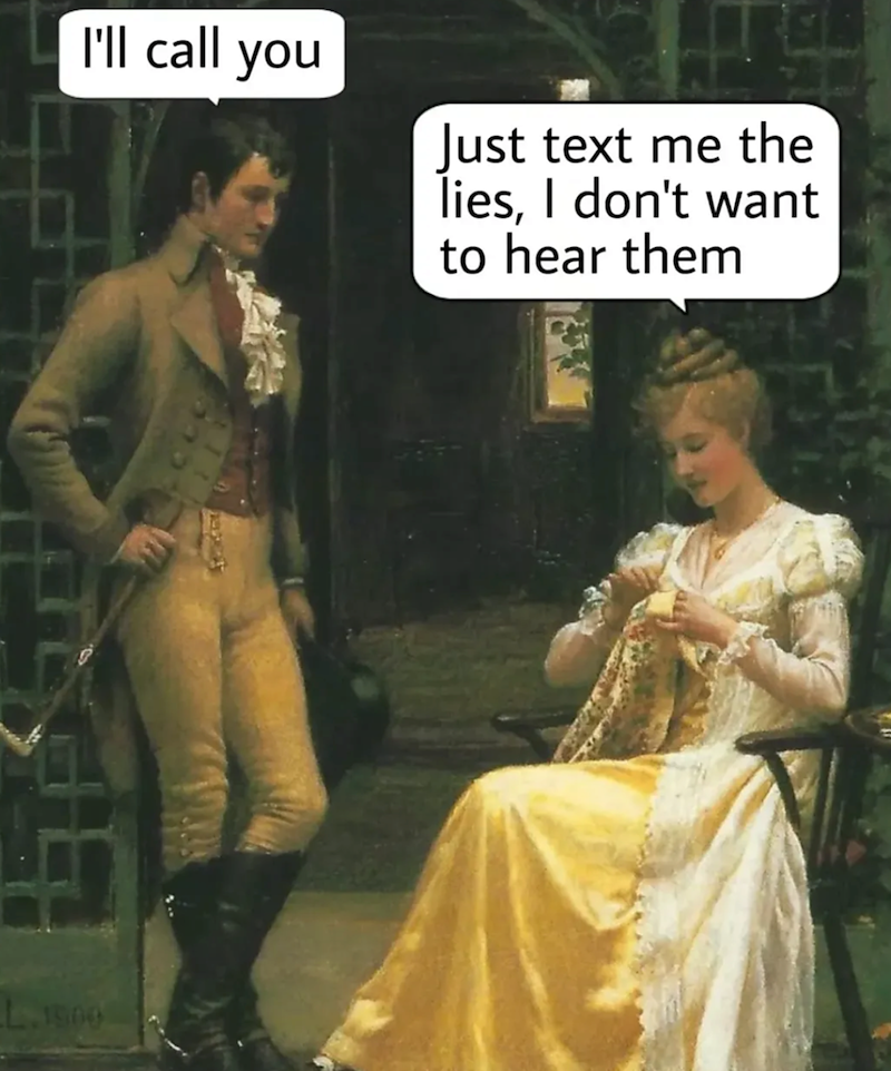 I'll call you L.1500 Just text me the lies, I don't want to hear them