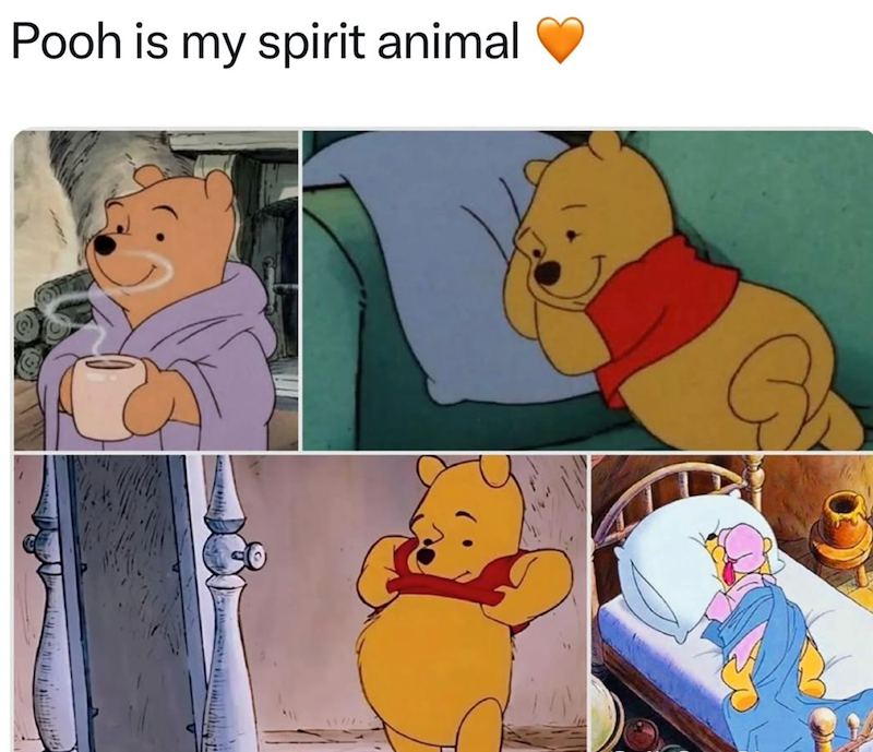 Pooh is my spirit animal