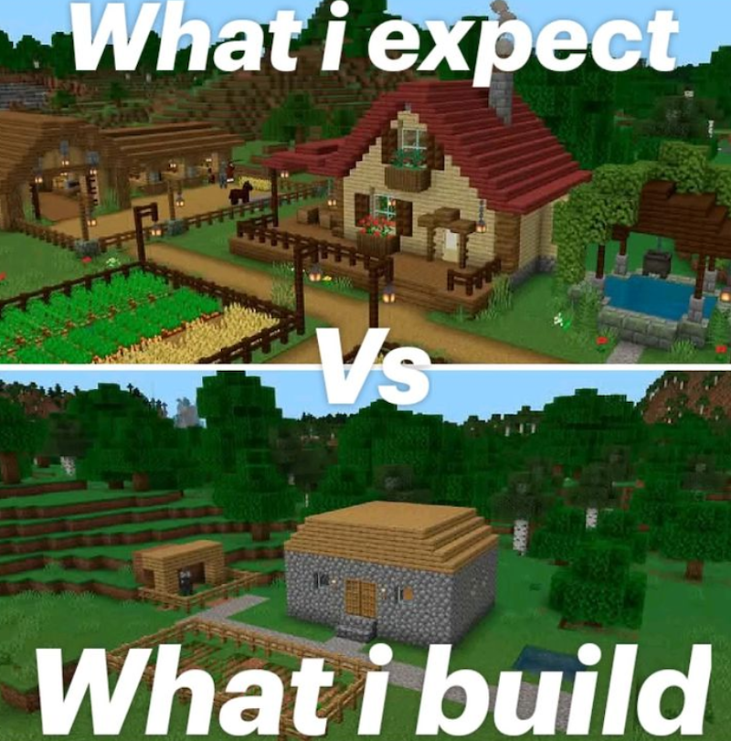 What i expect Vs What i build