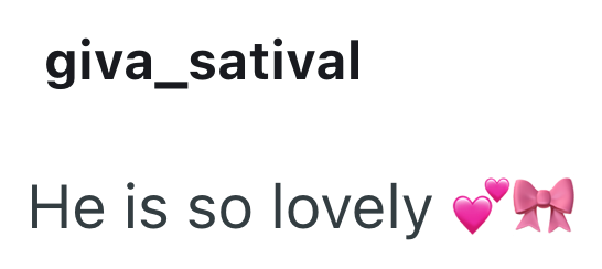 giva_satival He is so lovely ♥
