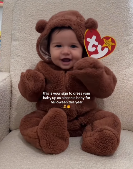 ADY ちら this is your sign to dress your baby up as a beanie baby for halloween this year