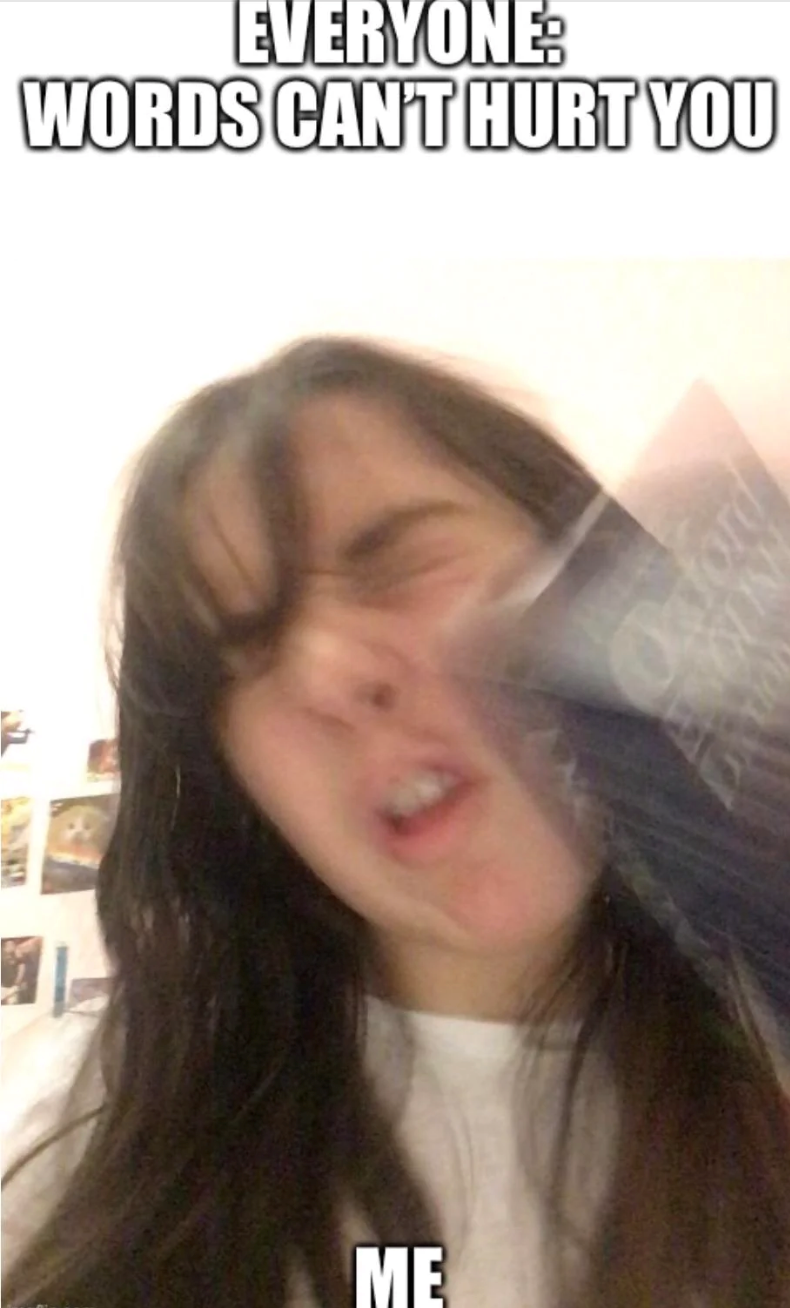 EVERYONE: WORDS CAN'T HURT YOU ME Oxfor