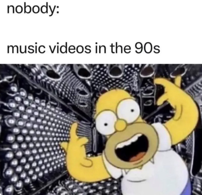 nobody: music videos in the 90s 33