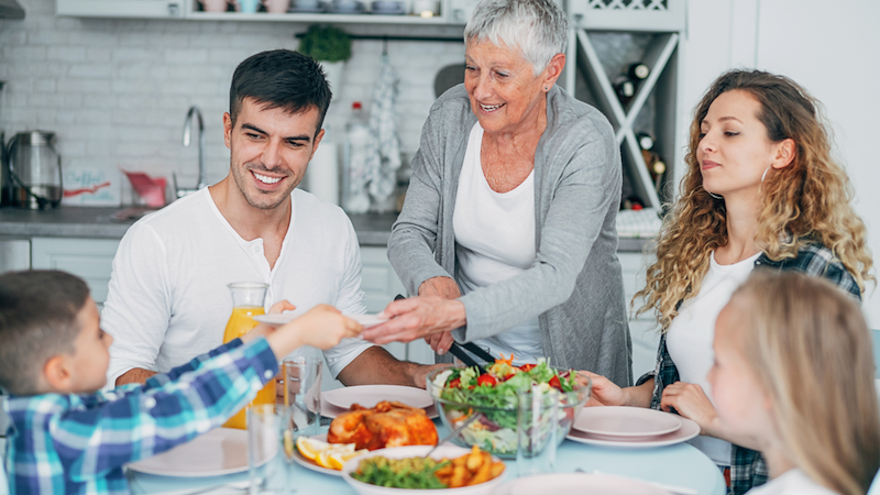 Tensioned family lunch