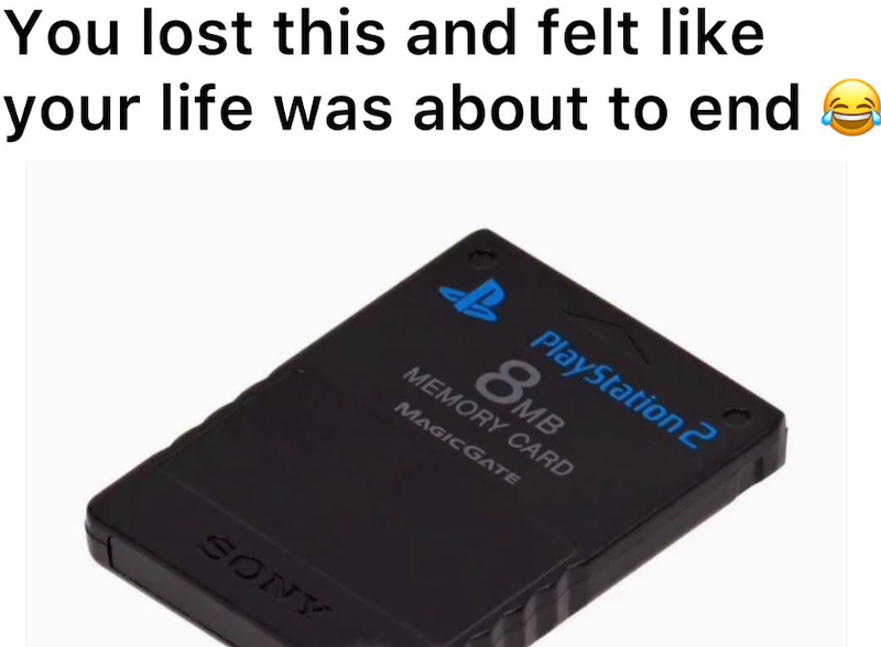 You lost this and felt like your life was about to end PlayStation 2 8MB MEMORY CARD MAGIC GATE SONY
