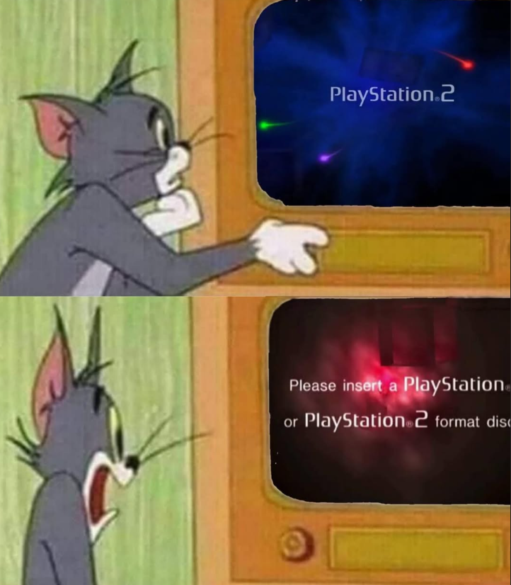 S PlayStation 2 Please insert a PlayStation® or PlayStation 2 format dis