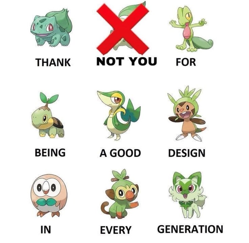 ✓ THANK NOT YOU FOR BEING A GOOD DESIGN IN EVERY GENERATION