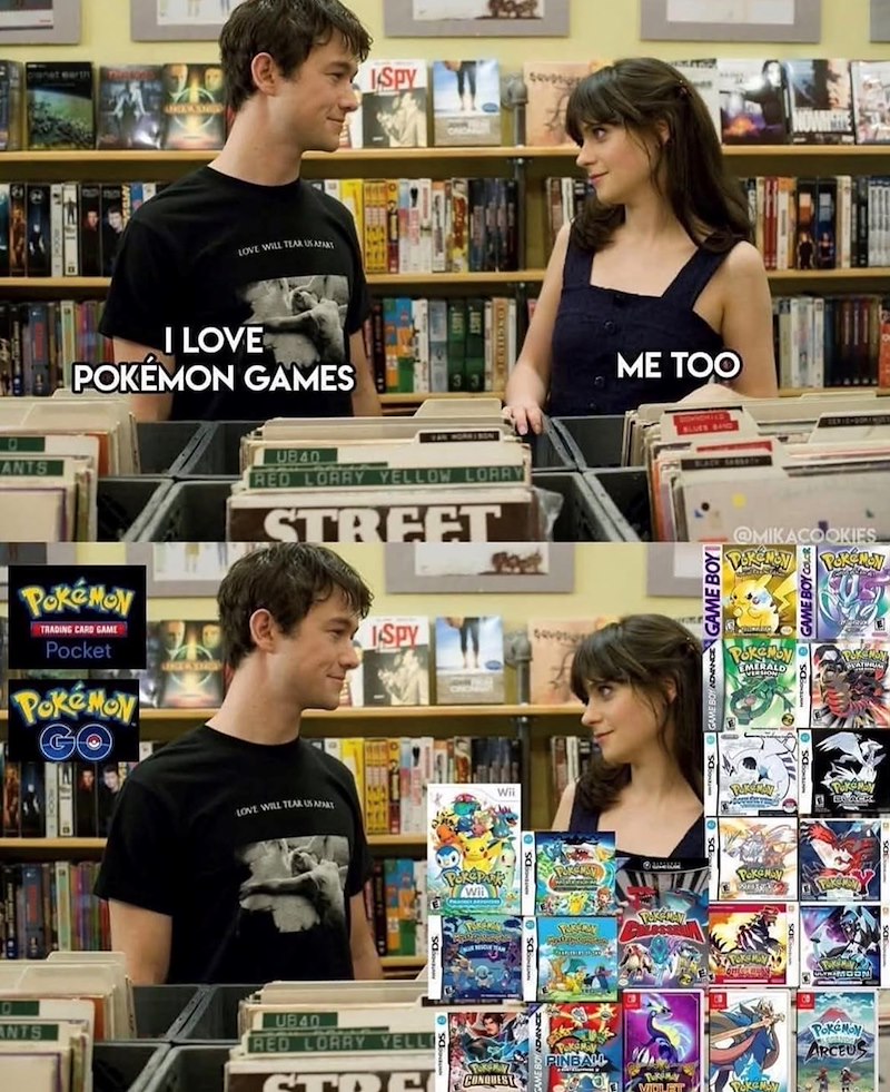 D 0 ANTS ANTS LOVE WILL TEAR US APART I LOVE POKEMON GAMES Spy UB40 RED LORRY YELLOW LORRY STREET POKÉMON TRADING CARD GAME Pocket Pokémoy! Spy LOVE WILL TEAR US APART Wii POK PARK Wil UB40 RED LORRY YELLO STOCCONQUEST ME TOO BLUES BAND ADNANCE GAME BOY @MIKACOOKIES POKENOV EMERALD UNION PokeMay POKEM PINBALL MIDIUE PUKENSY PLATINUM PokeMay BLACK www.MOON POKEMON ARCEUS