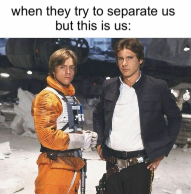 when they try to separate us but this is us: