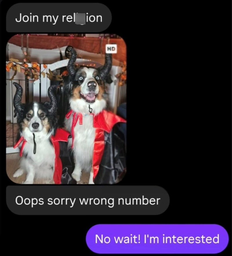 Join my rel ion HD Oops sorry wrong number No wait! I'm interested