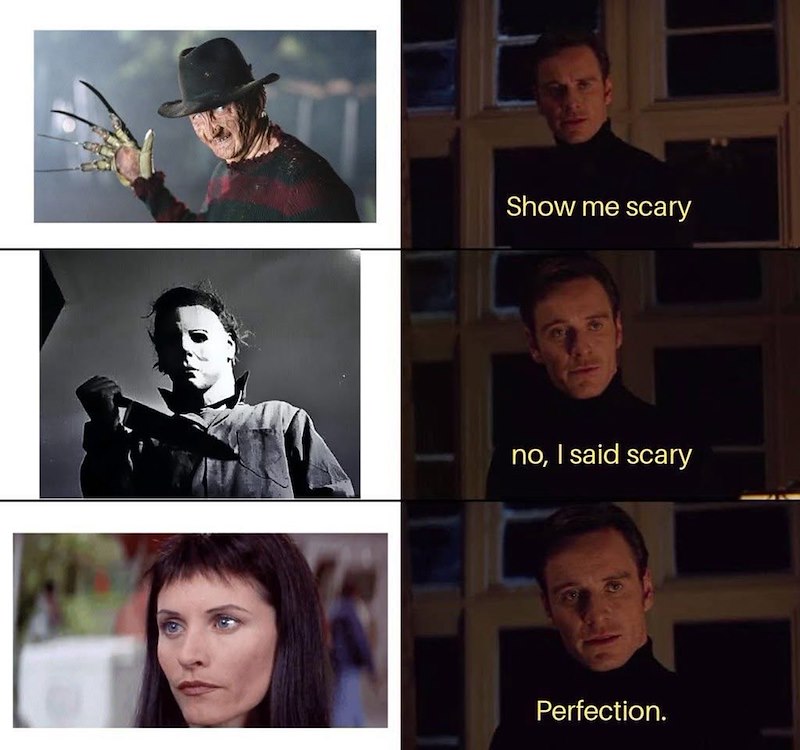 Show me scary no, I said scary Perfection.