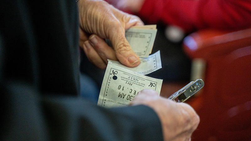Checking tickets