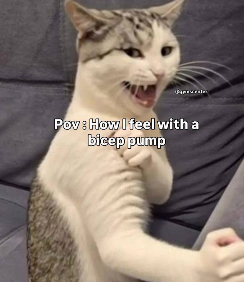 @gymscenter Pov: How I feel with a bicep pump
