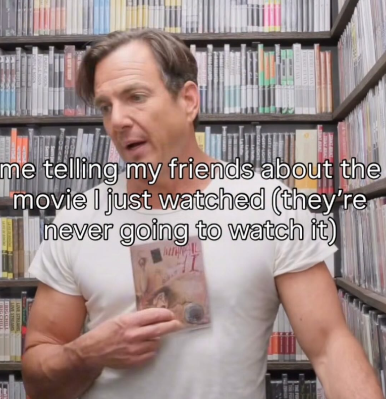 PLE NOON me telling my friends about the movie I just watched (they're never going to watch it) HI BIG CHILL BIG CHILL LIVE STREAMS LIVE STREAMS THE FIR