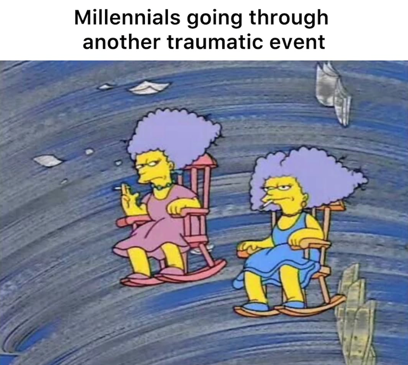 Millennials going through another traumatic event