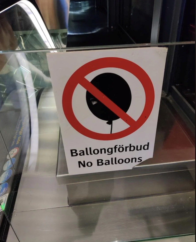 Ballongförbud No Balloons
