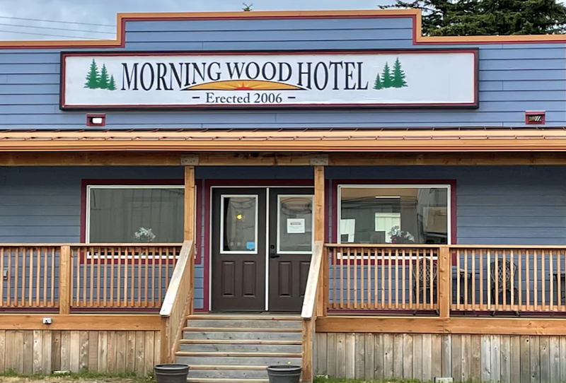 MORNING WOOD HOTEL - - Erected 2006