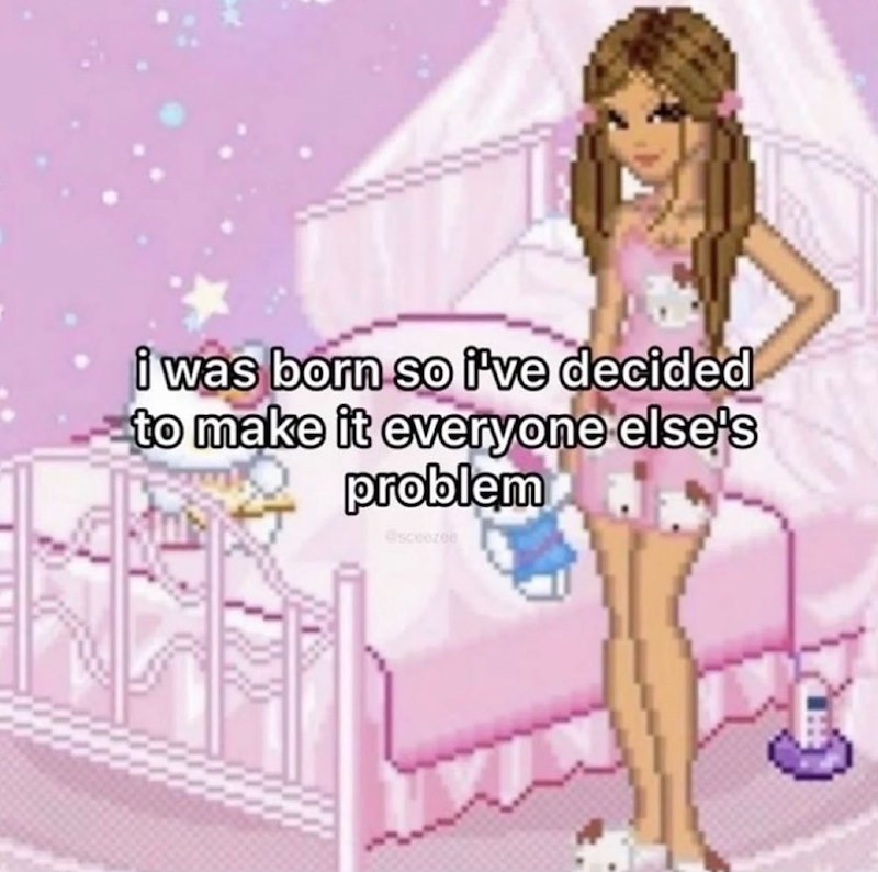 i was born so i've decided to make it everyone else's problem @sceezee