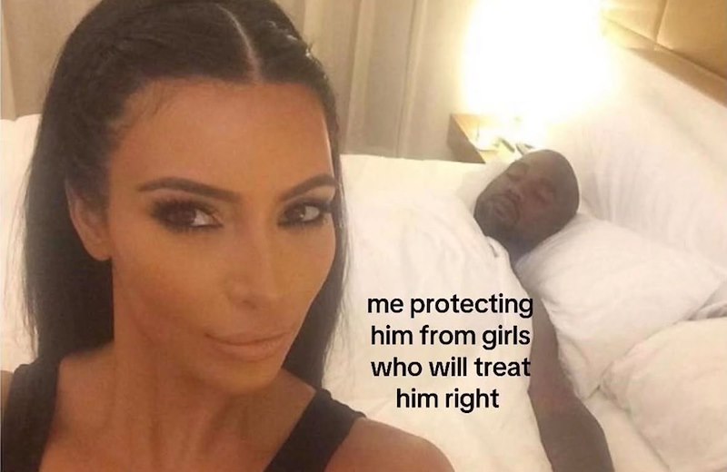 me protecting him from girls who will treat him right