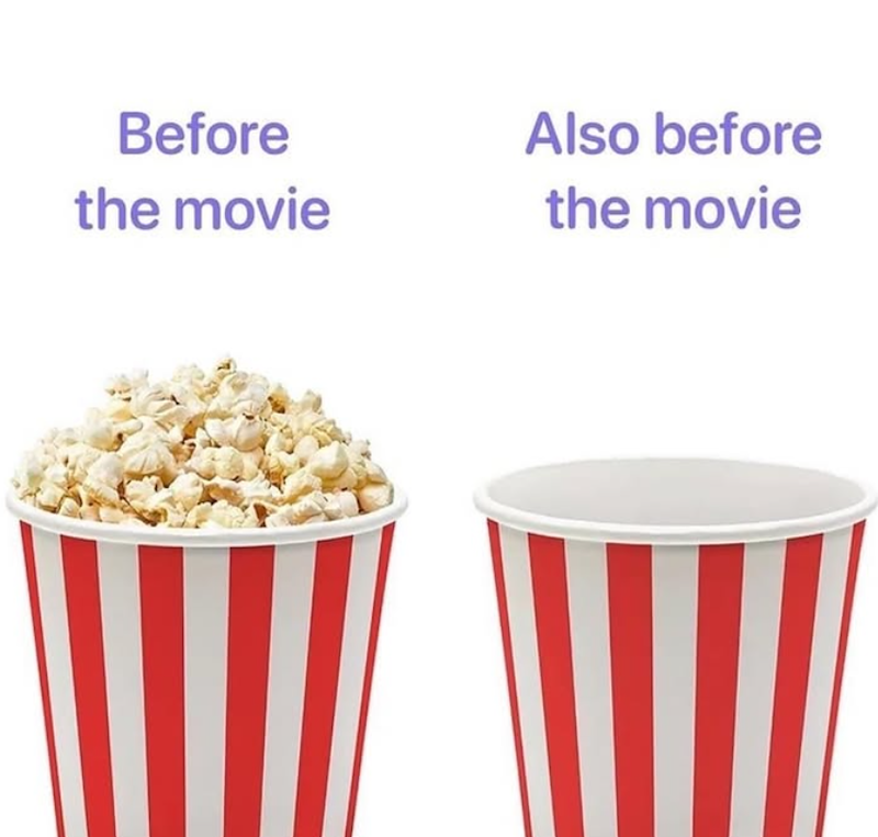Before the movie Also before the movie