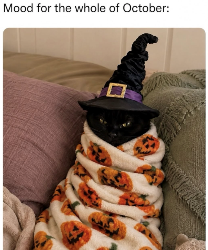 Mood for the whole of October: